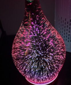 Porseme Oil Diffuser 3D Glass Aromatherapy Ultrasonic Humidifier, Air Refresh Auto Shut-Off, Timer Setting, BPA Free for Home Hotel Yoga Leisure SPA Gift 100ml Last 4H C1-100ml Afantty 25 71ruzIGSBrL