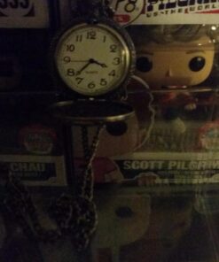 Train Copper Dangle Pendant Quartz Pocket Watch 26 71rv28tZm7L