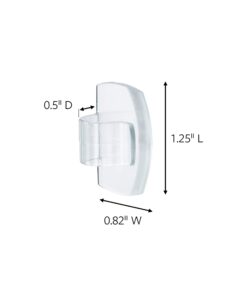 Command Outdoor Light Clips, Damage Free Hanging Light Clips with Adhesive Strips, Wall Clips for Hanging Outdoor Christmas Decorations, Lights and Cables, 20 Clear Clips and 24 Command Strips 20 Clips 26 71rvZsVDmBL