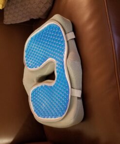 Ziraki Office Car Seat Cushion - Memory Foam - Orthopedic Luxury & Large Chair Pillow | for Back Pain - Helps with Sciatica Back, Tailbone Pain - Office Chair Car Seat Pillow +Cooling Gel Add On 21 71rw35g4laL