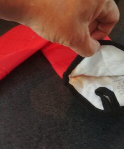 HOMWE Extra Long Professional Silicone Oven Mitt, Oven Mitts with Quilted Liner, Heat Resistant Pot Holders, Flexible Oven Gloves, Red, 1 Pair, 14.7 Inch 37 71rwBBakcYL