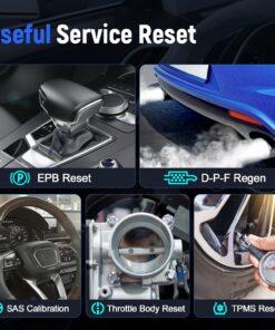 FOXWELL NT809 Bidirectional Scan Tool,2023 All System OBD2 Scanner Diagnostic Tool,30+ Service Reset, ABS Bleeding/Oil Reset/Battery Register,Car Diagnostic Scanner for Cars,7" Touchscreen,Easy to Use 20 71rxc9SjUUL