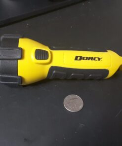 Dorcy 55 Lumen Floating Water Resistant LED Flashlight with Carabineer Clip, Yellow (41-2510) 32 71rxcxTDKL