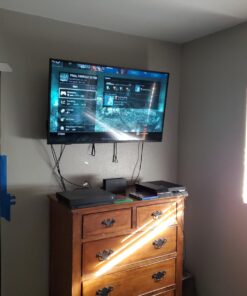 Mounting Dream UL Listed TV Mount for Most 37-75 Inch TV, Universal Tilt TV Wall Mount Fit 16", 18", 24" Stud with Loading Capacity 132lbs, Max Vesa 600 x 400mm, Low Profile Flat Wall Mount Bracket 35 71ryNlRbsNL