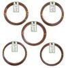 Anodized Aluminum Bonsai Training Wire 5-Size Starter Set with Canvas Bag - 1.0mm, 1.5mm, 2.0mm, 2.5mm, 3.0mm (147 feet total) - Choose Your Color (5 Sizes, Brown) 5 Sizes 34 71ryhLgc8qL