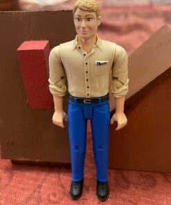 Alternative view of Man, Light Skin, Blue Jeans Bworld Man with Light Skin/Blue Jeans Toy Figure