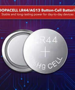 100 Pack LOOPACELL LR44 AG13 357 L1154 A76 Button-Cell Batteries 10 Count (Pack of 10) 13 71s0e16sh9L