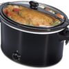 Extra Large 10-Quart Slow Cooker - Stay or Go Portable With Lid Lock, Black 39 71s0o1I6SxL