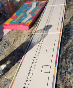 0-100 Dry Erase Number Line Board Double Sided 4 Feet Number Lines for Students with a Red & Black Dry Erase Marker Featuring 0-100 Number Line on One Side and Blank Line on The Reverse Side Set of 1 Board/2 Markers 45 71s0tyACr3L