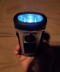 ThorFire Solar Flashlight Hand Crank Solar Powered Rechargeable Flashlight IPX6 Waterproof LED Emergency Lights Dynamo Torch Ideal for Camping Outdoor Climbing Backpack Hiking 58 71s1STG8NVL