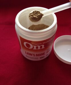 Om Organic Mushroom Nutrition Lion's Mane: Memory, Focus, Nerve Health, 100 servings, 7.14 Ounce, 200 Gram 7.05 Ounce (Pack of 1) 9 71s1YsT1L