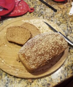 Tosnail 3 Pack Nonstick Silicone Bread Mold and Loaf Pan - 9.75" x 4.75" x 3" 33 71s1ZdF0MOL