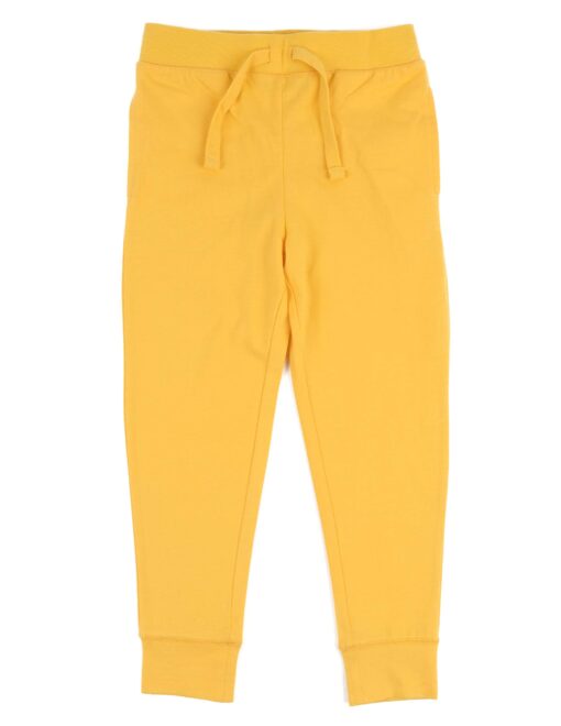 Leveret Kids & Toddler Boys Pants Girls Legging Pants with Drawstrings (2-14 Years) Variety of Colors 8 Years Yellow