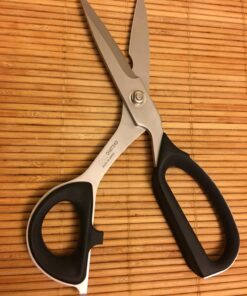 Shun Cutlery Kitchen Shears, Stainless Steel Cooking Scissors, Blades Separate for Easy Cleaning, Comfortable, Non-Slip Handle, Kitchen Shears Heavy Duty 32 71s1rLyuLZL