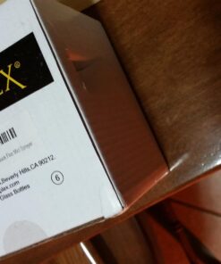 Vivaplex, 6, Amber, 2 oz Glass Bottles, with Black Fine Mist Sprayers 33 71s2 bCYVFL