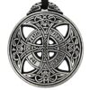 Pewter Large Celtic Love Knot Pendant Rune Necklace - 1 3/8 Inch Diameter 6 71s2hI4f4uL