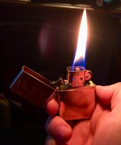 Zippo Vintage Lighters High Polish Brass Vintage With Slashes 47 71s3b08n57L