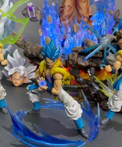 TAMASHII NATIONS - Super Saiyan God Super Saiyan Gogeta, Bandai Figure 52 71s3oJG5MOL