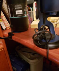 Neewer Professional Microphone Pop Filter Shield Compatible with Blue Yeti and Any Other Microphone, Dual Layered Wind Pop Screen With A Flexible 360 Degree Gooseneck Clip Stabilizing Arm Standard Packaging 36 71s595cgACL