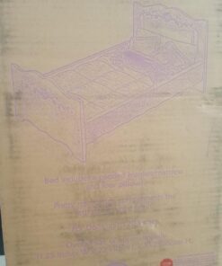 Badger Basket Toy Doll Bed with White Bedding and Personalization Kit for 20 inch Dolls - White Rose 42 71s5huOqMcL