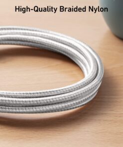 Anker Powerline+ II Lightning Cable (6ft), MFi Certified for Flawless Compatibility with iPhone X /8/8 Plus/7/7 Plus/6/6 Plus/5/5S and More(Silver) 6ft Silver 22 71s6GlgfekL