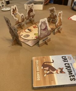 ThinkFun Cat Crimes Brain Game and Brainteaser, for Boys and Girls,1 player, Age 8 and Up - A Smart Game with a Fun Theme and Hilarious Artwork 58 71s6aqFJR9L