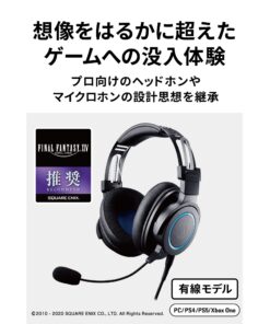 Alternative view of Audio-Technica ATH-G1 Premium Gaming Headset for PS5&Xbox Series X, Laptops, and PCs, with 3.5 mm Wired Connection, Detachable Mic, Black