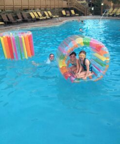 Jilong Water Wheel - Giant Inflatable Swimming Pool Water Wheel Toy (49.2" X 33") 36 71s6s SIn4L