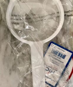 HIC Kitchen Double-Ear Fine Mesh Strainer, FDA Approved, BPA Free, 4-Inch,White 21 71s7AtlzPfL