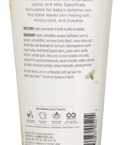 Burt's Bees Baby Ultra Gentle Lotion for Sensitive Skin - 6 Ounces - Pack of 3 6 Ounce (Pack of 3) 14 71s7kxxLBjS