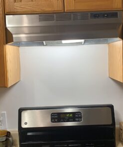 Broan-NuTone 412404 Non-Ducted Under-Cabinet Ductless Range Hood Insert, 24-Inch, Stainless Steel 17 71s7q59wAML