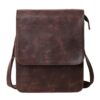 Leathario men's crossbody bag Leather shoulder bag for men messenger Retro PAD Bag Satchel Sling Travel Work Brown-604 33 71s7tpaMmeL