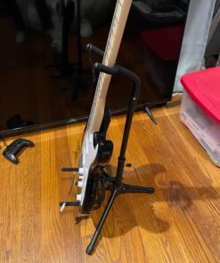 GLEAM Guitar Stand - Adjustable for Electric, Acoustic Guitars and Bass, Guitar Accessories CG-4 36 71s8He11fEL