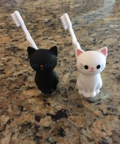Kittyteeth Made in The USA - Pet Toothbrush Advanced Oral Hygiene Dental Care Low Bristle Profile & Small Brush Head 19 71s8JhtIMDL