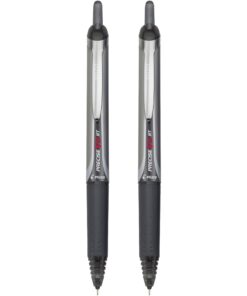 PILOT Precise V5 RT Refillable & Retractable Liquid Ink Rolling Ball Pens, Extra Fine Point (0.5mm) Black Ink, 2-Pack (26050) 2 Count (Pack of 1) Pens (Ball Pens) 13 71s8RRbLwDL