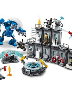 LEGO Marvel Avengers Iron Man Hall of Armor 76125 Building Kit, Tony Stark Iron Man Suit Action Figures (524 Pieces) Standard 29 71s8jBLAYSL
