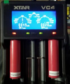 XTAR Rechargeable Battery Charger, 4 Bays Battery Charger for 3.6V 3.7V Li-ion IMR INR ICR 10440 18650 26650 and 1.2V Ni-MH Ni-CD Rechargeable Battery 27 71s94NmlkqL