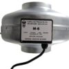 Tjernlund M-6 Inline Duct Booster Fan, Hydroponic Blower Heat Air Conditioning Vent Exhaust, 460 CFM, 6" 6" 36 71s9M614 EL