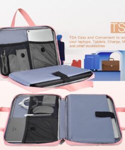 15.6 Inch Laptop Sleeve Case for Acer Aspire 5 15.6, Acer Chromebook 15, Lenovo Yoga 720/730 15.6, Lenovo IdeaPad 3 15.6, HP Envy/Spectre x360, MSI GL62M, Water Resistant Notebook Case, Pink 15.6 Inch 16 71s9oFkl8qL