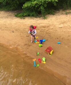 Click N' Play Beach Toys for Kids 3-10 - 18pc Sand Toys Including Sand Buckets for Kids with Sifter, Watering Can, Rake, 4 Hand Tools, 10 Sand Molds & Mesh Beach Toy Bag - Sandbox Toys for Toddlers 18 pc Beach set 33 71sAn7qHAuL