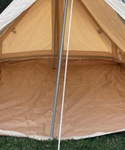 S'more Canvas Glamping Tent, 4 Season Family Camping Tent for 3/4/6 Person, Waterproof, Windproof, and Weather Resistant Tent for Family Glamping, Car Camping, Outdoor Party Cabin Tent(6.9ft x 8.5ft x 4.9ft) 38 71sBBCGONML