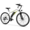 Heybike Race Max Electric Bike for Adults with 500W Motor, 22mph Max Speed, 600WH Removable Battery Ebike, 27.5" Electric Mountain Bike with 7-Speed and Front Suspension White Standard 13 71sBFgyxAbL