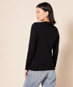 Alternative view of Amazon Essentials Women's Lightweight V-Neck Cardigan Sweater (Available in Plus Size) Large Black