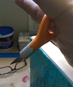 Fiskars 163050-1001 Fingertip Craft Knife, 7 Inch, Orange _ 29 71sDhRuBI4L