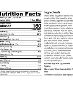 WonderSlim Protein & Fiber Bar, Salted Toffee Pretzel, 15g Protein, 7g Fiber, Gluten Free (7ct) 11 71sDp8mb4HL