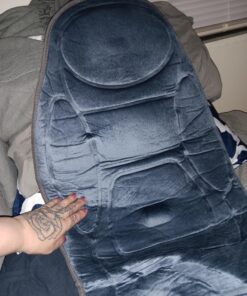 Snailax Vibration Massage Seat Cushion, Back Massager for Chair with Heat, 6 Vibrating Motors and 2 Heat Levels, Massage Chair Pad for Home Office use, Christmas Gifts for Men, Women 1 Count (Pack of 1) 30 71sDvUWUGIL