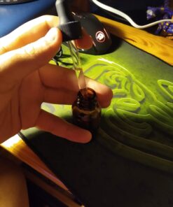 DropperStop 1oz Amber Glass Dropper Bottles (30mL) with Tapered Glass Droppers - Pack of 2 25 71sE7AKzpiL