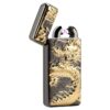 Kivors Electronic Lighter Plasma Arc USB Rechargeable Windproof Flameless Metal Dragon Lighter for Camping Hiking Business Dragon-black 52 71sEAs3RcpL