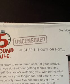 5 Second Rule Game Uncensored - Couples Romantic & Fun Adult Card Game for Date Night, Valentine’s Day, Anniversary, Bachelor & Bachelorette Parties - for Ages 17+ 23 71sEeZvrzmL