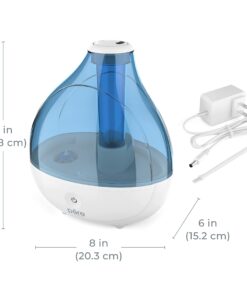 Pure Enrichment® MistAire™ Ultrasonic Cool Mist Humidifier - Quiet Air Humidifier for Bedroom, Nursery, Office, & Indoor Plants - Lasts Up To 25 Hours MistAire (Large) 27 71sF7GrJ7hL